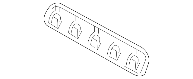 71866-08040-B0 Деталь BEZEL, LEFT
