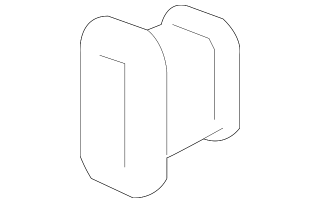 11609270 Деталь HEADLAMP ASSY RETAINER, RIGHT
