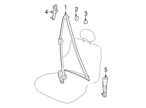 Amanti FRONT SEAT BELTS