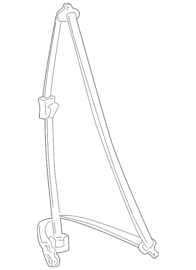 88820-3F500LK Деталь BELT & RETRACTOR, RIGHT