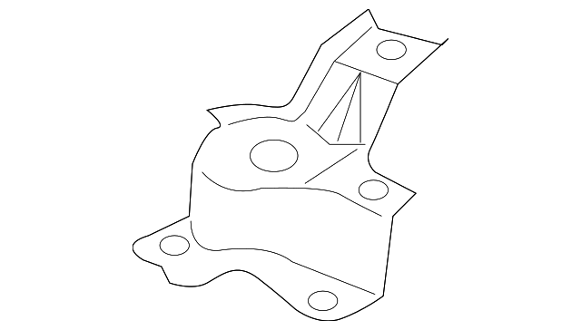 9L8Z-8B068-A Деталь UPPER TIE BAR SUPPORT, RIGHT