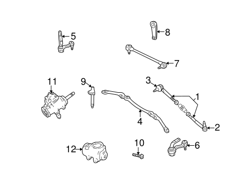 Astro STEERING GEAR & LINKAGE 3