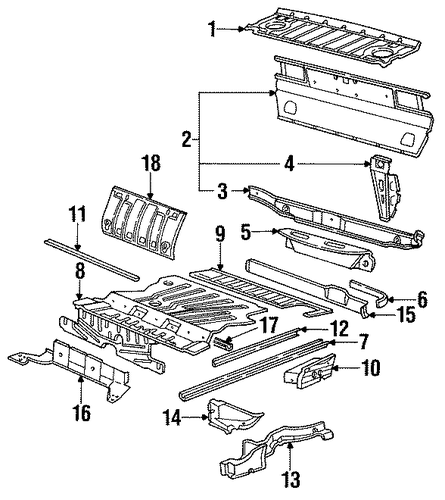 Fox EXTERIOR TRIM - REAR BODY
