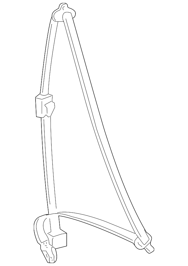 88810-3F50229 Деталь BELT & RETRACTOR, LEFT