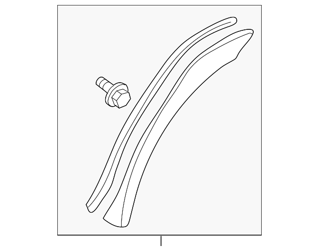 7724054G5126U Деталь WHEEL OPNG MLDG, LEFT