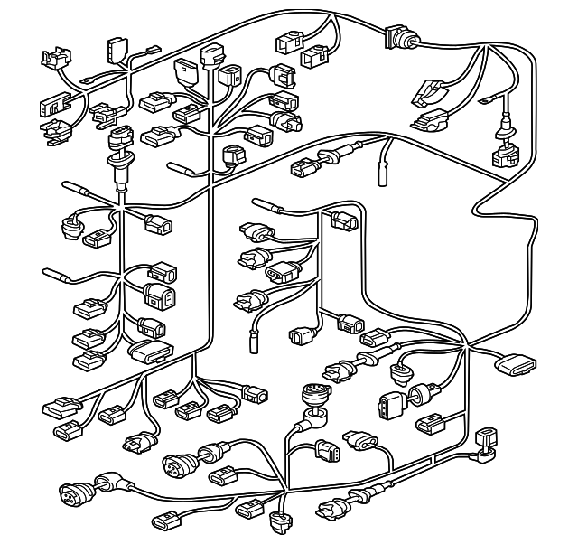 4G1-971-072-MJ Деталь ENGINE HARNESS