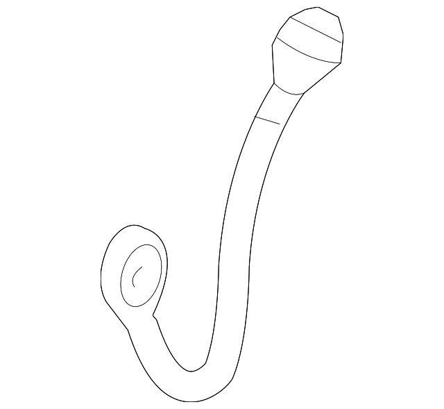 90947-02G54 Деталь BRAKE HOSE, LEFT