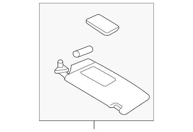 74310-AC293-B2 SUNVISOR, RIGHT