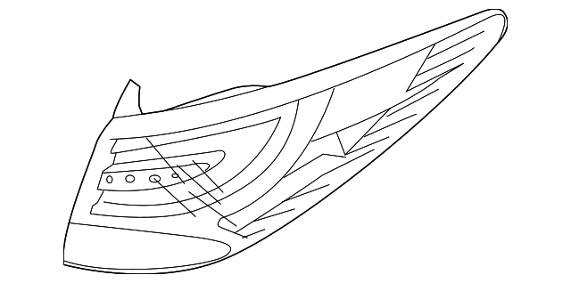 92410-2S520 Деталь LENS & HOUSING, LEFT