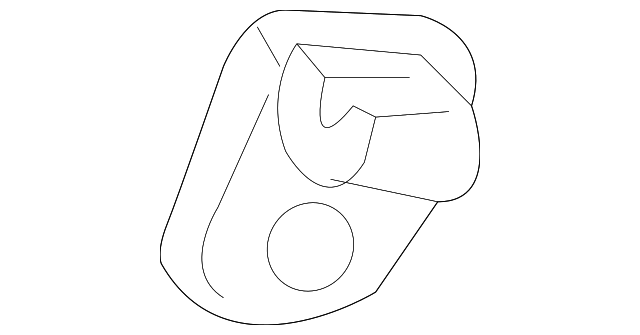 1AH27BD1AB Деталь SUNVISOR RETAINER CLIP, LEFT