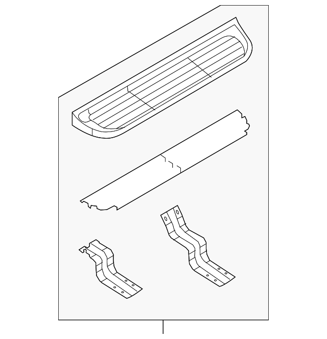 YC2Z-16450-BA Деталь RUNNING BOARD, RIGHT