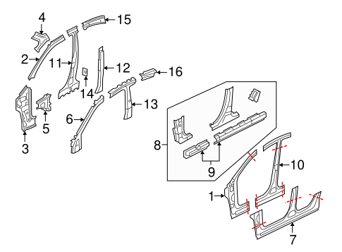3 CENTER PILLAR