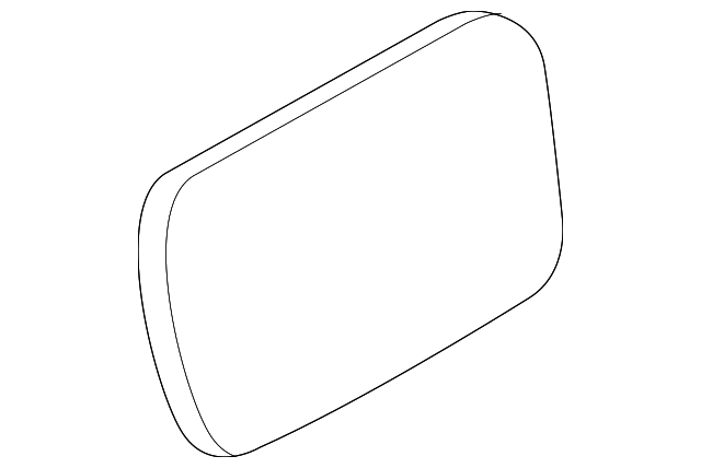 88891860 Деталь MIRROR GLASS, RIGHT