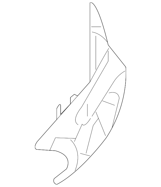 6451985Z11 Деталь LOWER PANEL, LEFT