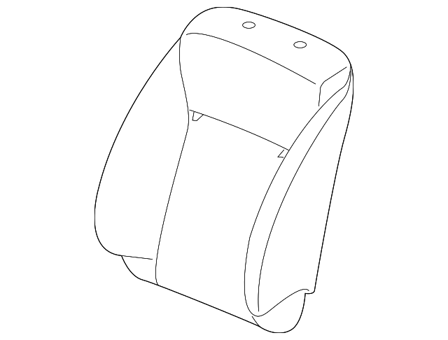 81121-T5R-A31ZA COVER, R. FR. SEAT-BACK TRIM *NH900L* (D