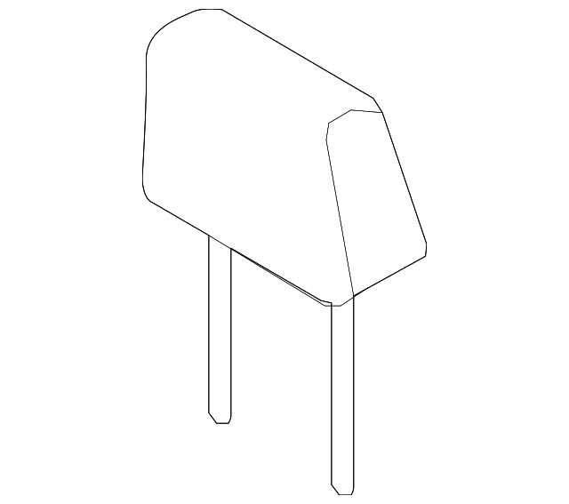 4C3Z-26611A08-AA HEADREST, RIGHT