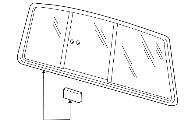 1F85-63-931 Деталь GLASS ASSY