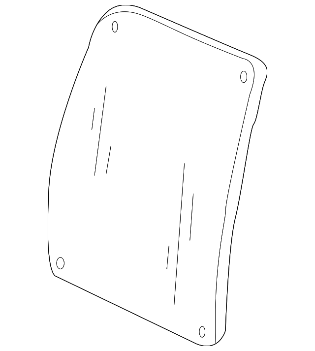 F2UZ1542006E Деталь GLASS ASSY, RIGHT