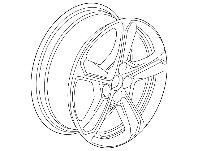 22970371 Деталь WHEEL, ALLOY