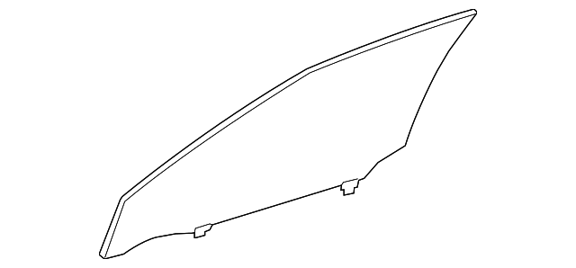 68101-33152 Деталь DOOR GLASS, RIGHT