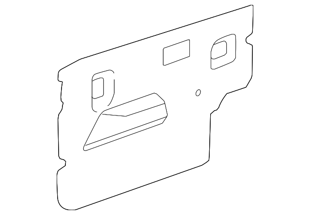 15127373 Деталь WATER DEFLECTOR, RIGHT