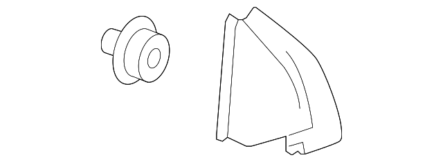 15136543 Деталь UPPER TRIM, LEFT