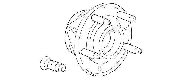 23193306 Деталь HUB & BEARING, LEFT