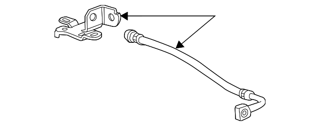 20988187 Деталь BRAKE HOSE, LEFT