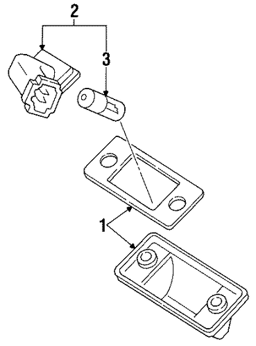 Jetta LICENSE LAMPS