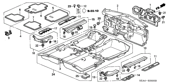 TSX SEDAN FLOOR MAT