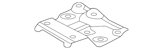 GKJ1-67-Z91 Деталь CONVERTER BRACKET, LEFT