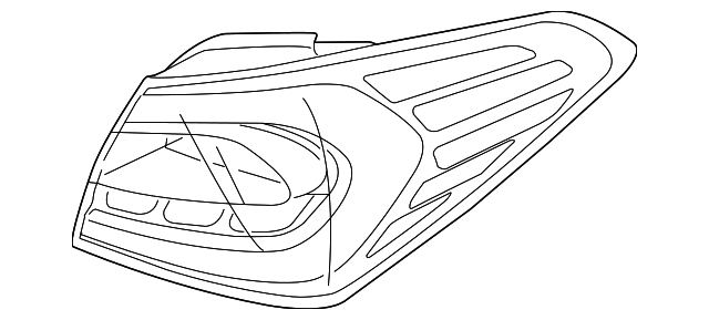 92410-A7330 LENS & HOUSING, LEFT