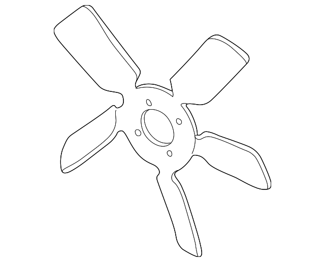 52080500AA Деталь FAN BLADE
