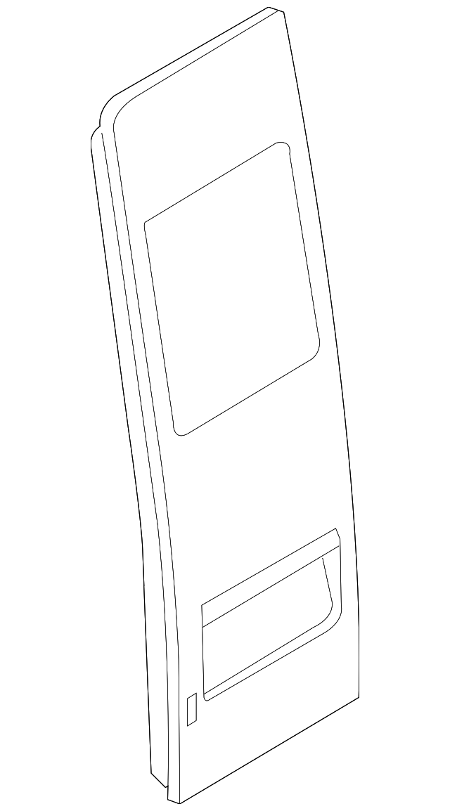 5123913AA Деталь DOOR SHELL, LEFT