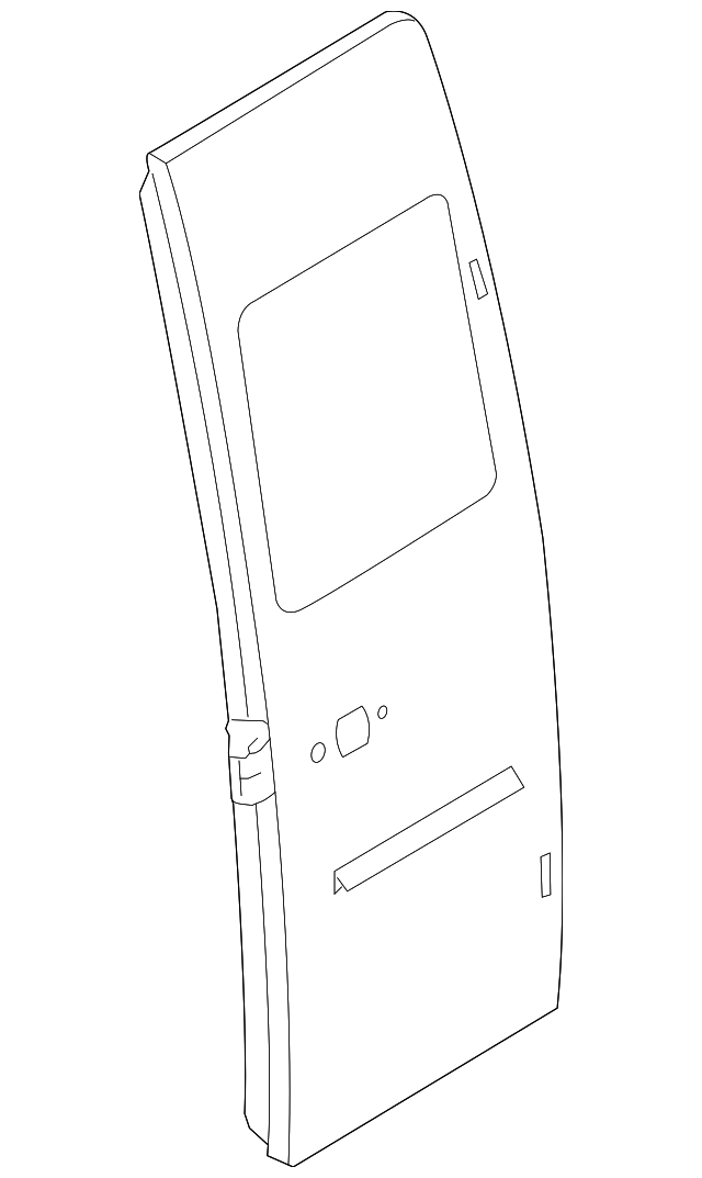 5123919AA Деталь DOOR SHELL, RIGHT