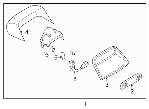 Altima HIGH MOUNTED STOP LAMP