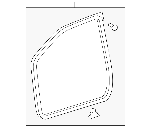 67862-52190 DOOR W'STRIP, LEFT