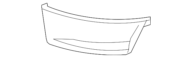 76896-02908 Деталь SPOILER, LEFT