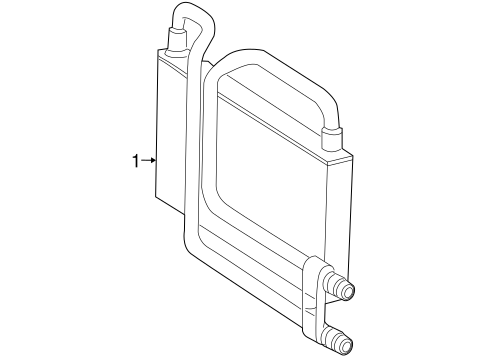 CL600 POWER STEERING OIL COOLER
