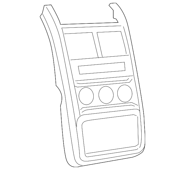 1MU05XDVAA Деталь CENTER BEZEL