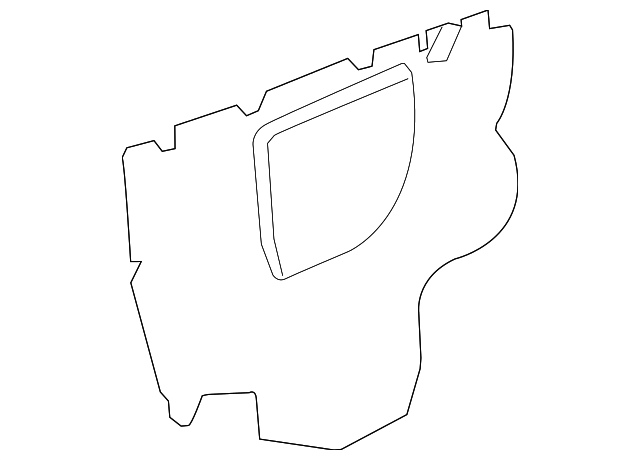 96837101 Деталь WATER DEFLECTOR, LEFT