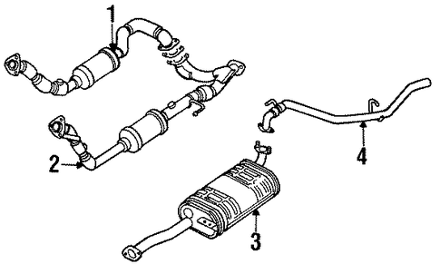 Rodeo EXHAUST COMPONENTS