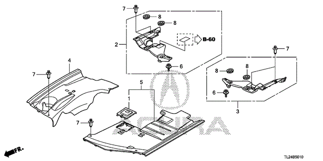 TSX SEDAN ENGINE ROOM COVER (V6)