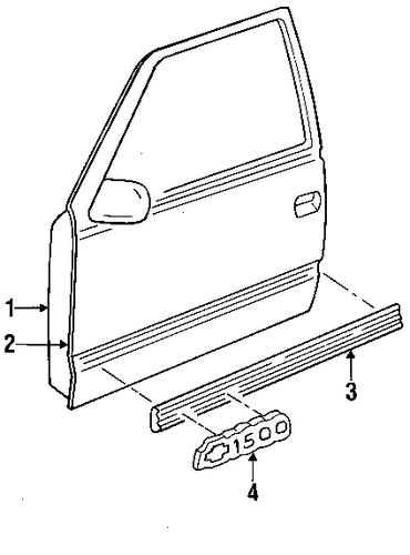 Blazer DOOR & COMPONENTS
