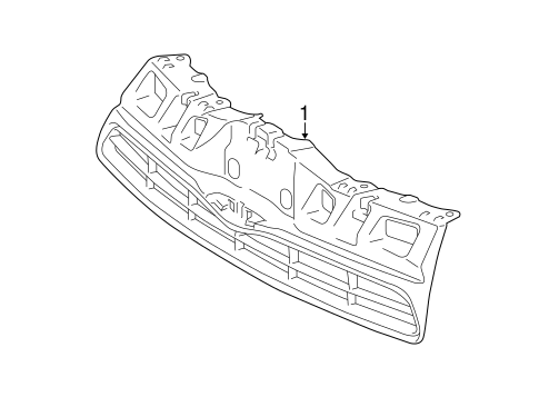 Prius C GRILLE & COMPONENTS