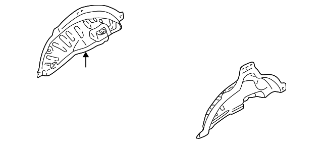 7L8Z-7827887-B Деталь WHEELHOUSE PANEL, LEFT