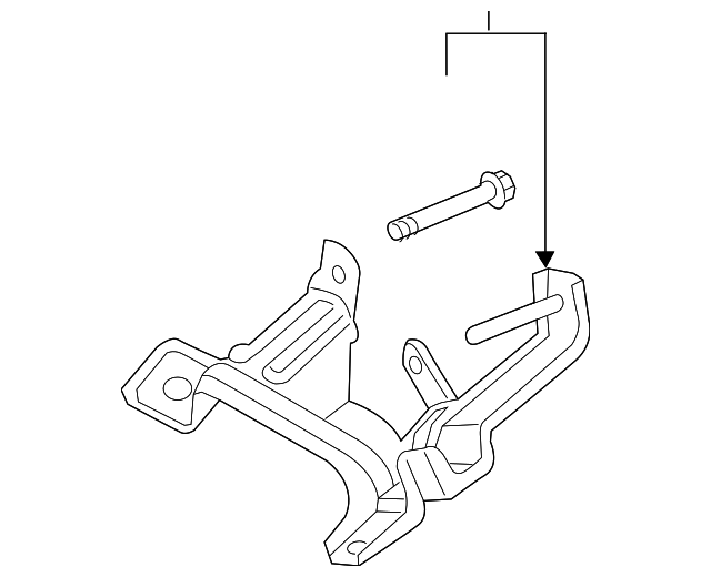 DG9Z-2C304-B MOUNT BRACKET
