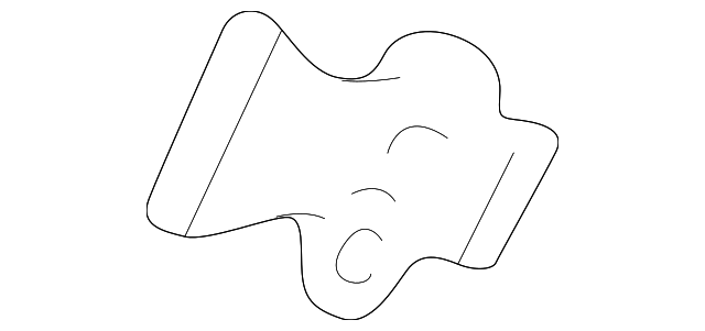 10392591 Деталь FILLER PANEL FASTENER, LEFT