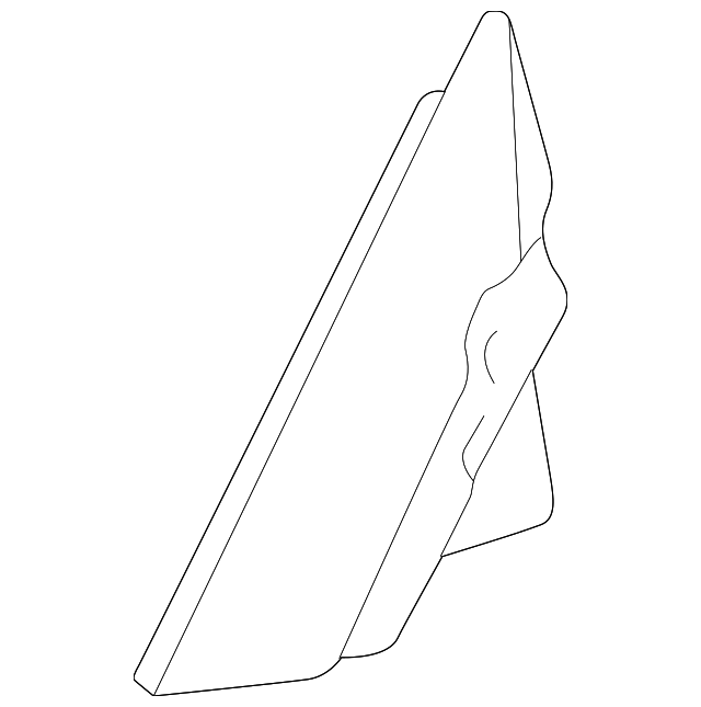 22833028 Деталь FILLER PANEL, RIGHT