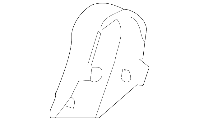 71843-08010-B0 Деталь RECLINE COVER, RIGHT